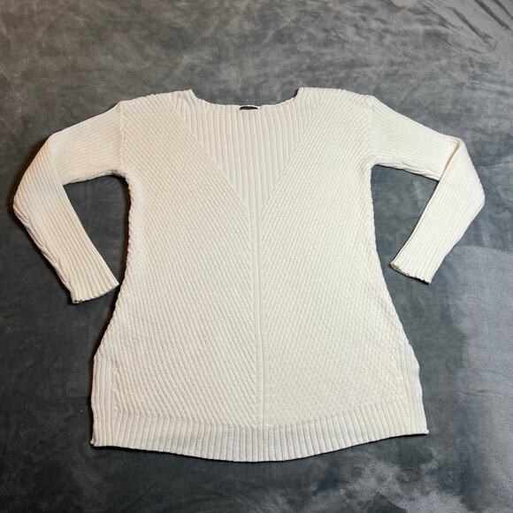 Vince Camuto Crewneck Knit Tunic Sweater Size Small Preppy Casual Pullover Cozy - Picture 1 of 8